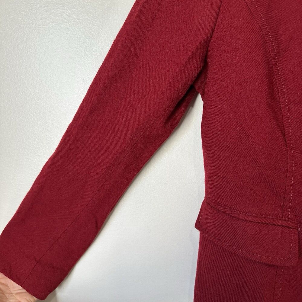 VTG Pendleton Women’s Red 100% Virgin Wool Blazer Jacket Size 8 Preppy Classic - Picture 3 of 12